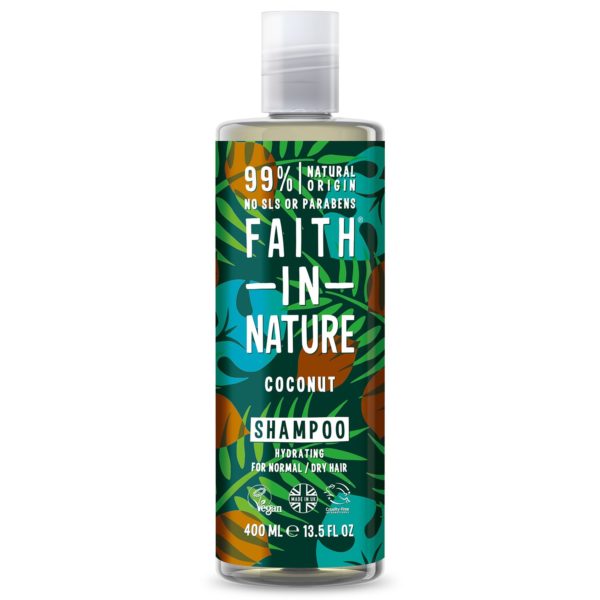 faith in nature coconut shampoo 400 ml