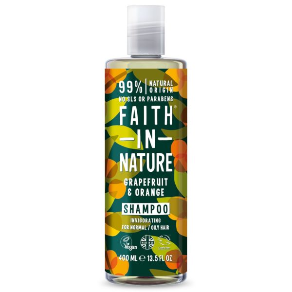 faith in nature grapefruit orange shampoo 400 ml