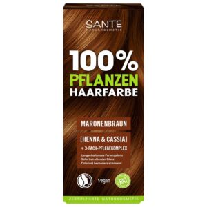 sante naturlig harfarg av orter 100 g chestnut brown